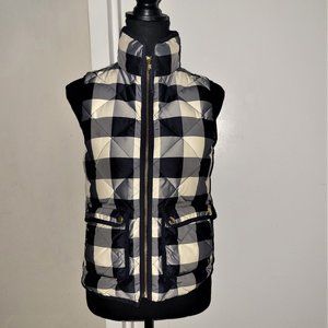 JCrew Navy/Cream Down Vest - XSP